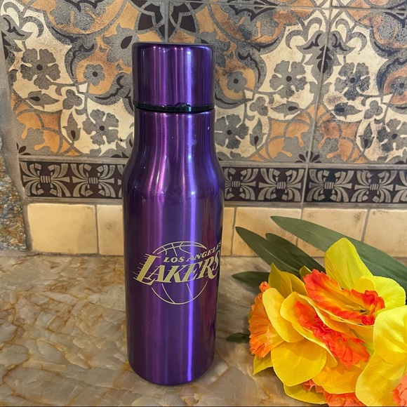 NWOT Los Angeles Lakers Thermos and Zippered Case - Picture 4 of 8